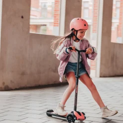 Kids Scoot and Ride Highwaykick 5 Led Scooter - Peach