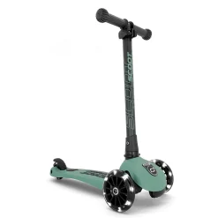 Kids Scoot and Ride Highwaykick 3 Led Scooter - Forest
