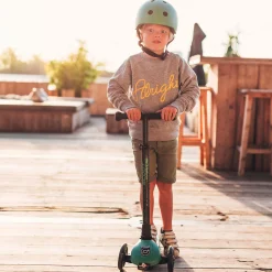 Kids Scoot and Ride Highwaykick 3 Led Scooter - Forest