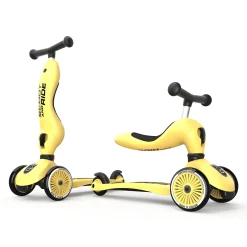 Kids Scoot and Ride Highwaykick 1 Scooter - Lemon