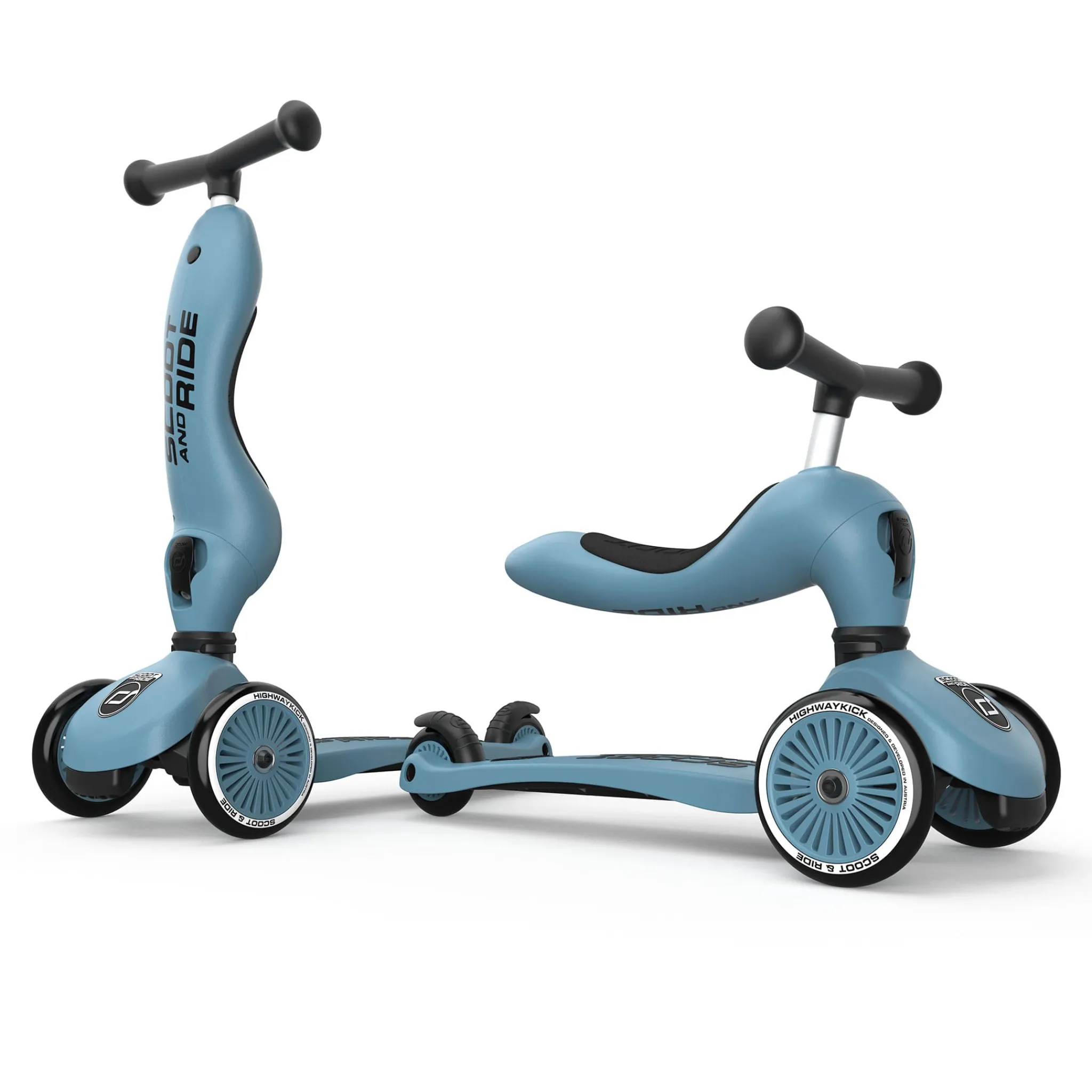 Kids Scoot and Ride Highwaykick 1 Scooter - Steel
