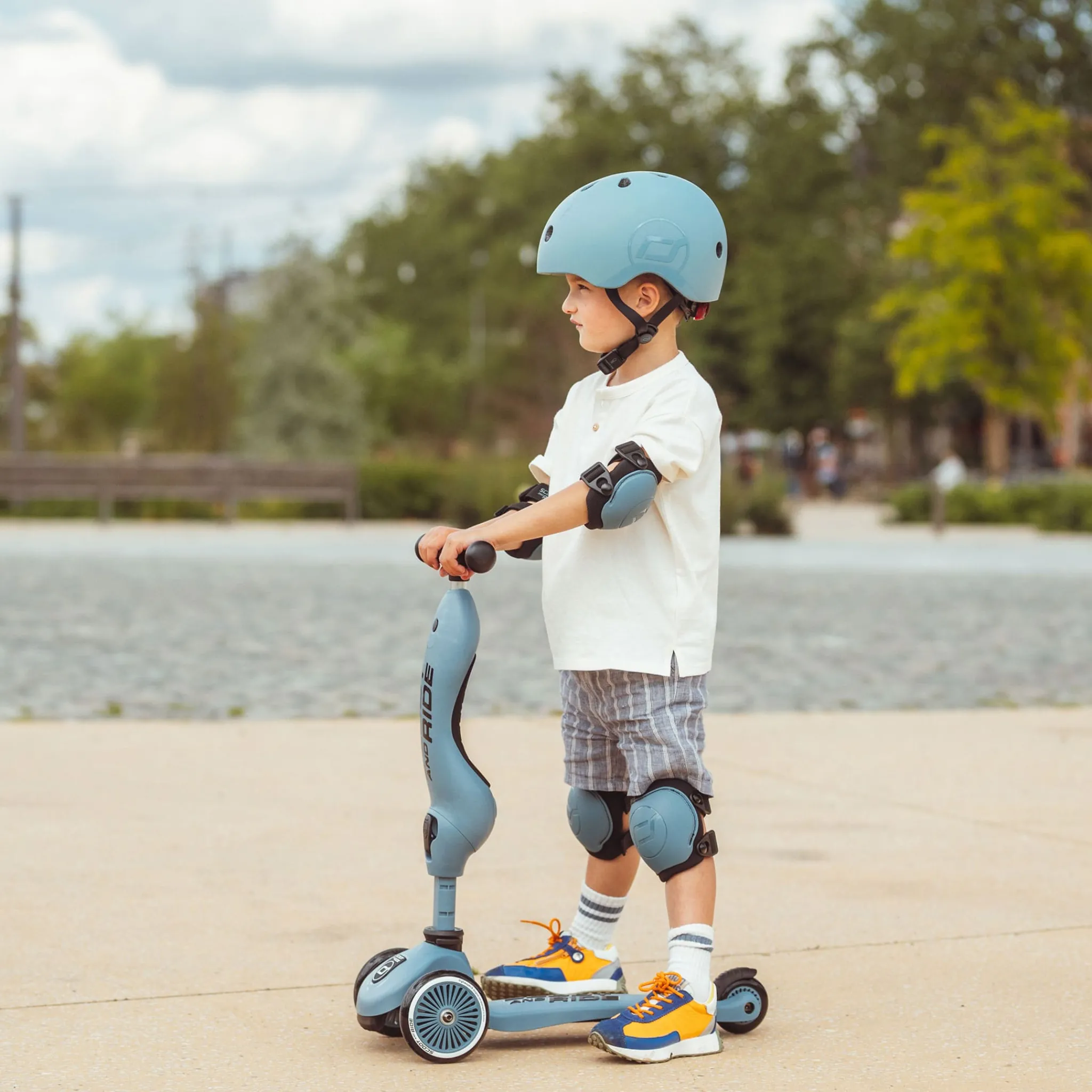 Kids Scoot and Ride Highwaykick 1 Scooter - Steel