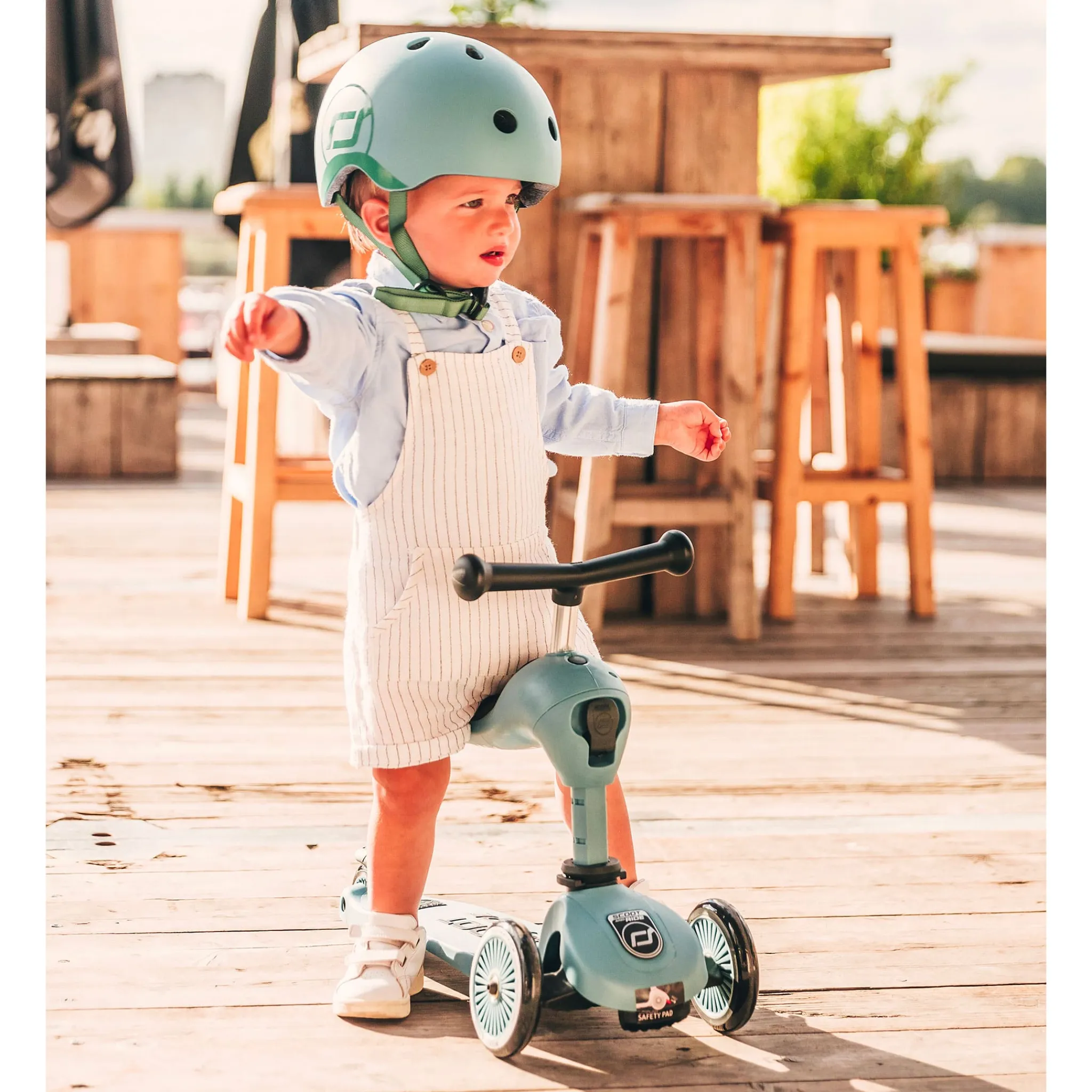 Kids Scoot and Ride Highwaykick 1 Scooter - Steel