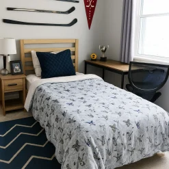 Kids Textile City inc Blankets|Blankets>Hockey Plush Blanket