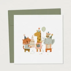 Mimosa Design Greeting Cards|Party Supplies>Holiday Greeting Card - Savannah in Celebration