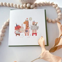 Mimosa Design Greeting Cards|Party Supplies>Holiday Greeting Card - Savannah in Celebration