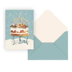 CLÉMENT Holiday Greeting Card- Cake