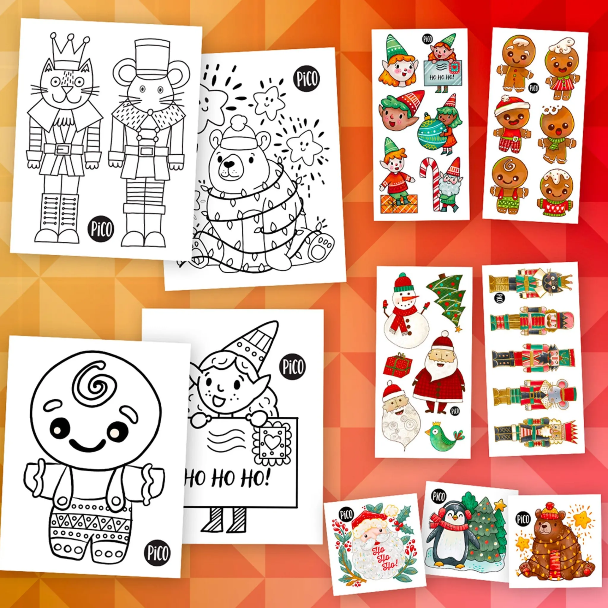 Kids Pico Tatouages Temporary Tattoos|Diy & Activities>Holiday Surprise Set