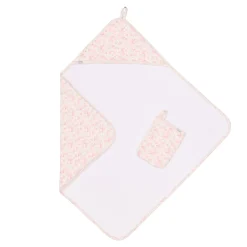 Kids Coccoli Hooded Bath Towels-flowers