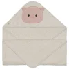 Kids Perlimpinpin Towels & Wipes|Towels & Wipes>Hooded Towel - Pig
