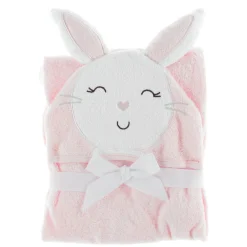 Kids Bebe Confort Towels & Wipes|Towels & Wipes>Hooded Towel - Pink Rabbit