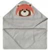 Kids Perlimpinpin Hooded Towel - Red Panda