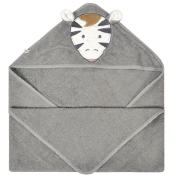 Kids Perlimpinpin Hooded Towel - Zebra