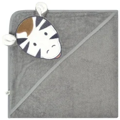 Kids Perlimpinpin Hooded Towel - Zebra