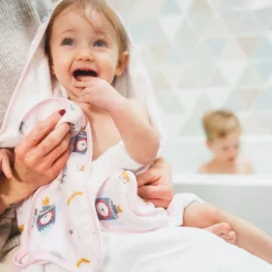 Kids Loulou Lollipop Muslin Products|Towels & Wipes>Hooded Towel Set - Astro