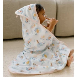 Kids Loulou Lollipop Hooded Towel Set - Mermaids