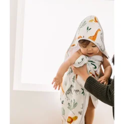 Kids Loulou Lollipop Hooded Towel Set - Safari Jungle