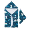 Kids Loulou Lollipop Hooded Towel Set-Stargazing Be