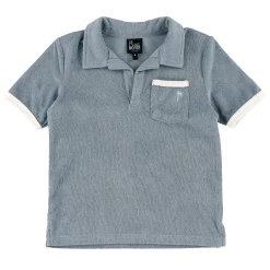 Kids/BOY Chat Botte Tops>Horizon Terry Polo 2-8y