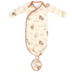 Copper Pearl Horse Montana-Knotted Gown 0m