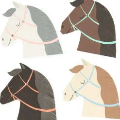 Meri Meri Party Supplies>Horse Napkins (16)