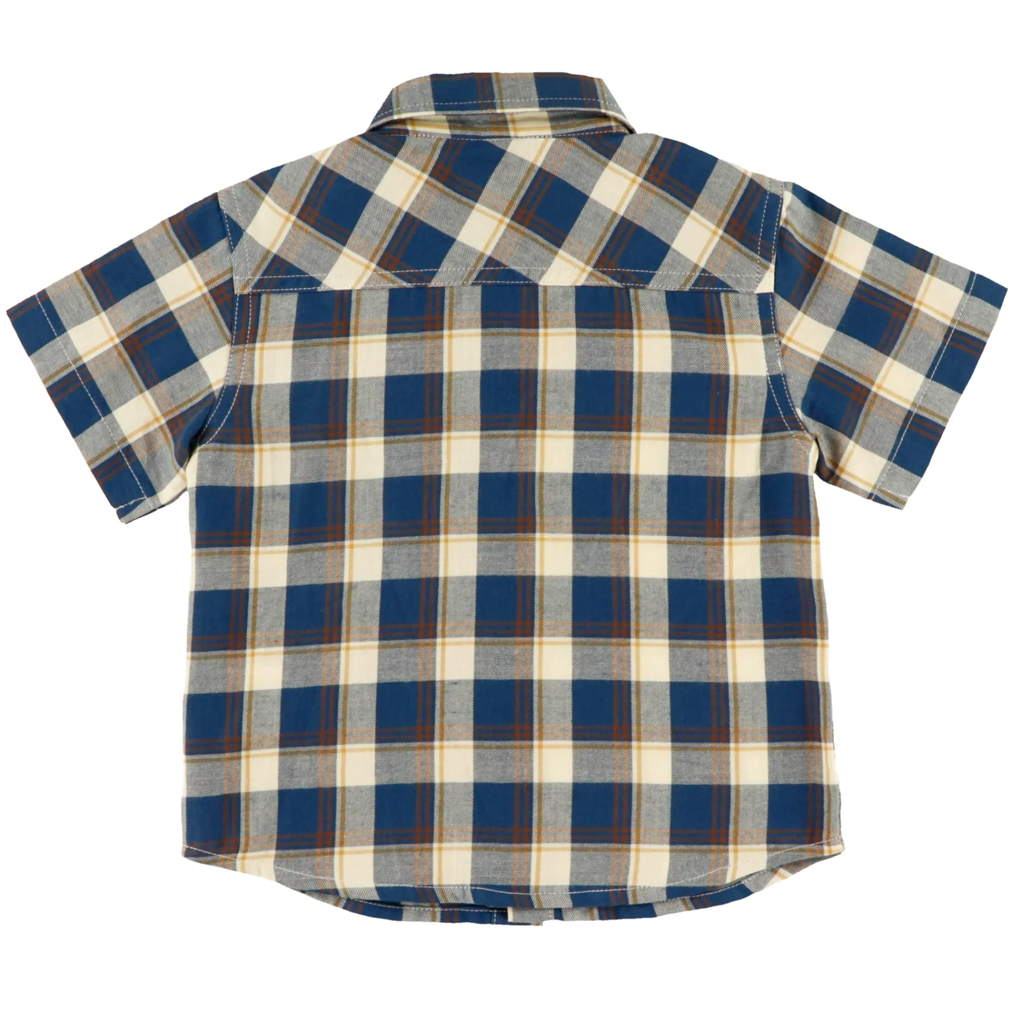 BOY Nano Tops>Horse Plaid Shirt 6-24m