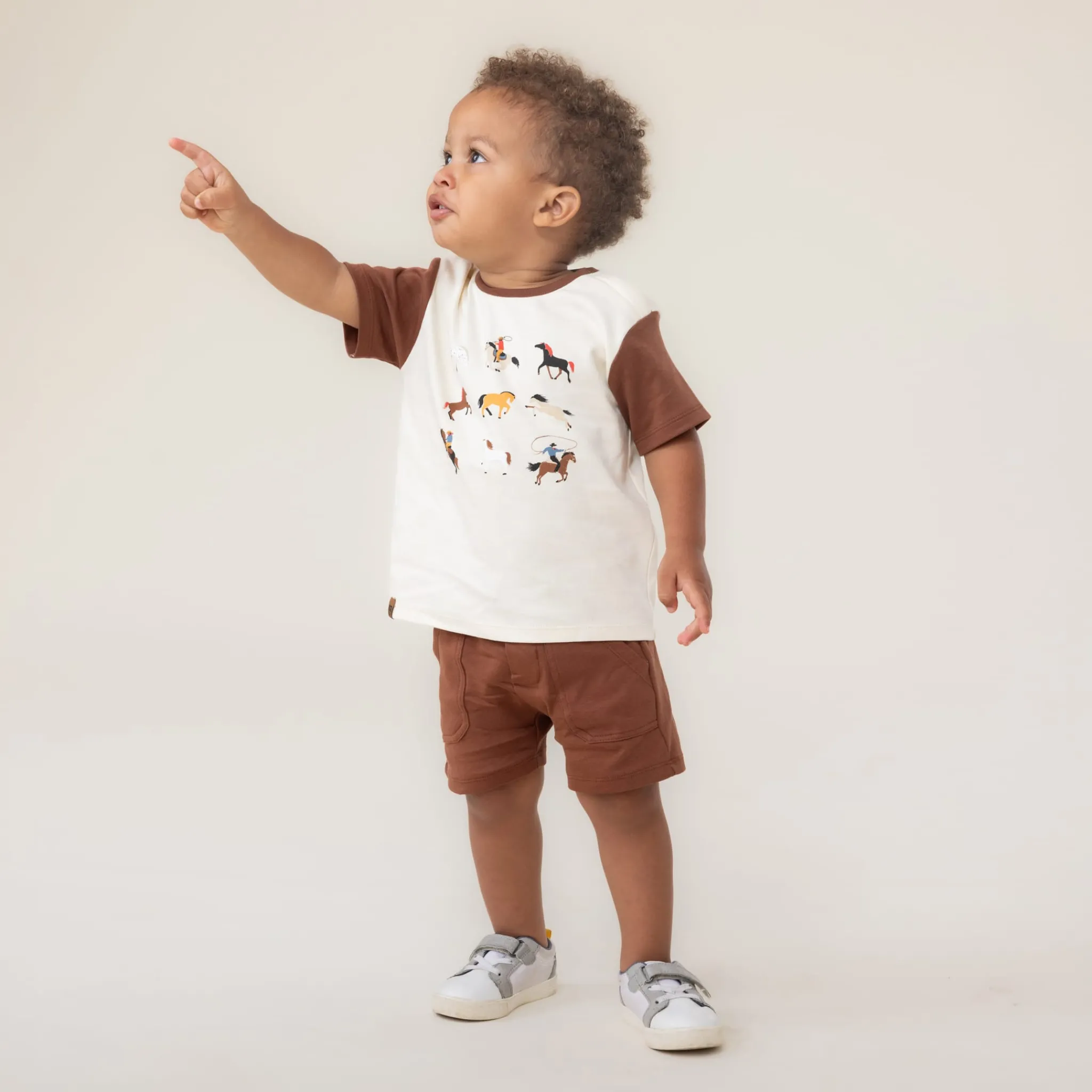BOY Nano Horse Short Set 6-24m