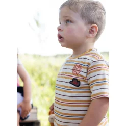 BOY Nano Horse Striped T-shirt 6-24m