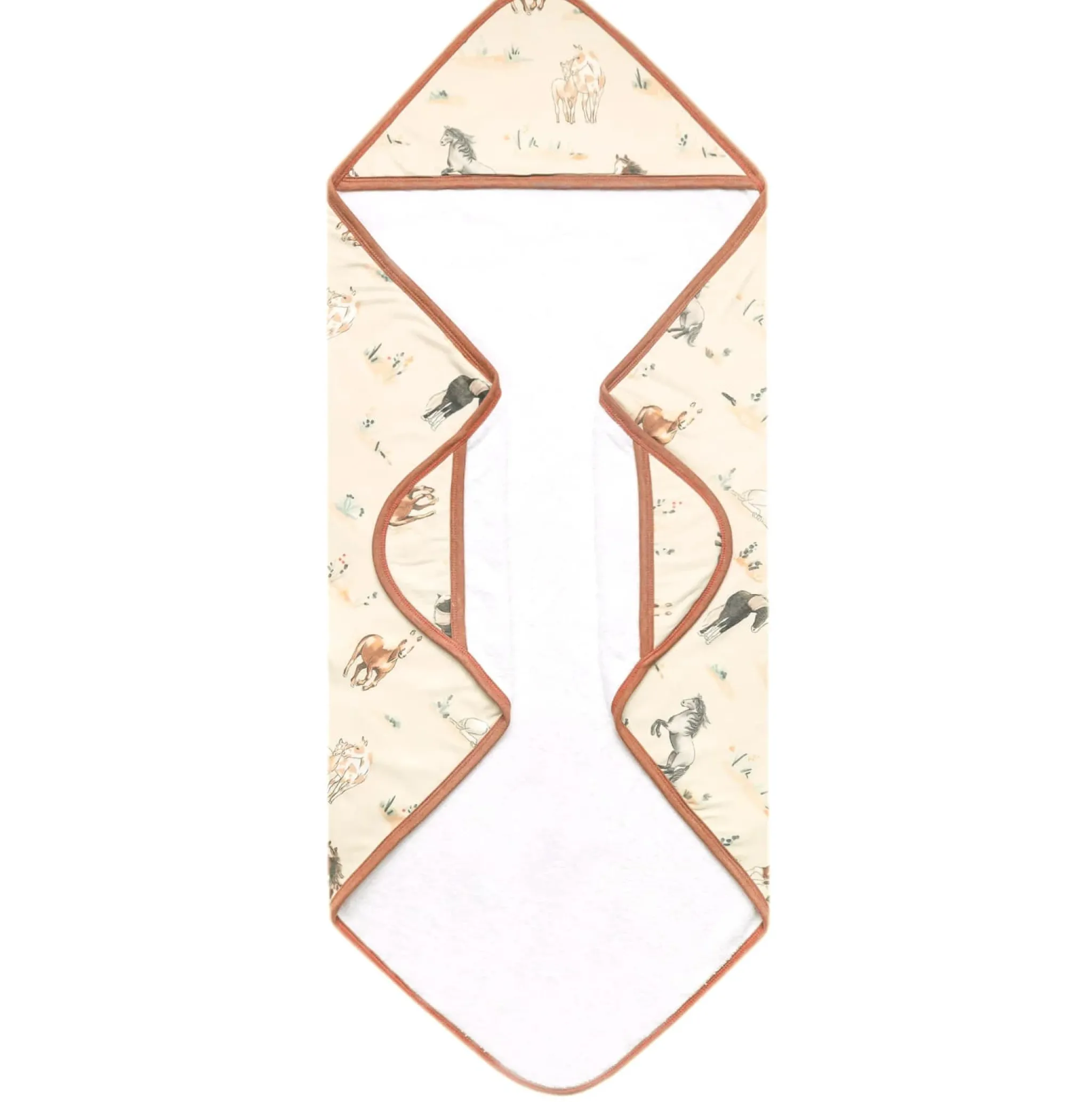 Kids Copper Pearl Horse-Bath Towel