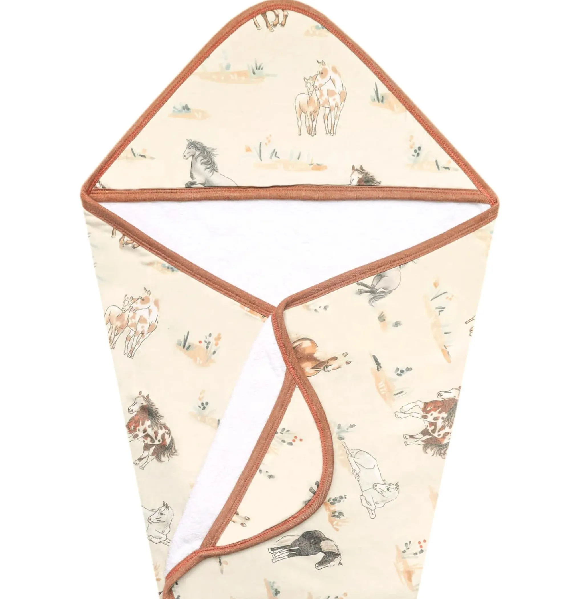 Kids Copper Pearl Horse-Bath Towel