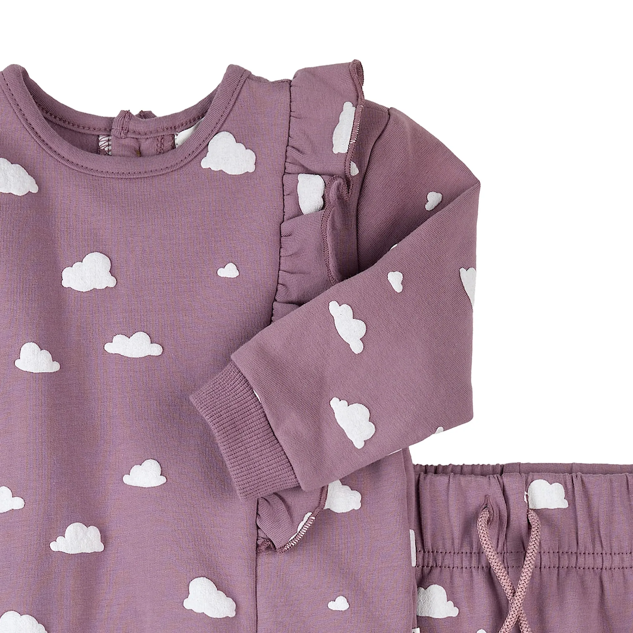 Firsts par Petit Lem Dresses, Skirts & Outfits>Hot Balloon Fleece Set 3-24m