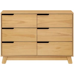Babyletto Hudson 6-Drawer Double Dresser - Honey