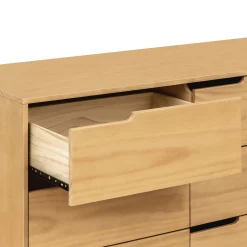 Babyletto Hudson 6-Drawer Double Dresser - Honey