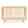 Babyletto Hudson 3-in-1 Convertible Crib with Toddler Bed Conversion Kit - Natural Finish