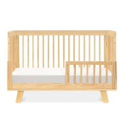 Babyletto Hudson 3-in-1 Convertible Crib with Toddler Bed Conversion Kit - Natural Finish