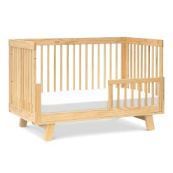 Babyletto Hudson 3-in-1 Convertible Crib with Toddler Bed Conversion Kit - Natural Finish