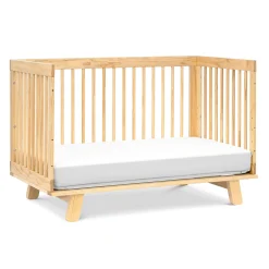Babyletto Hudson 3-in-1 Convertible Crib with Toddler Bed Conversion Kit - Natural Finish