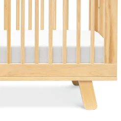 Babyletto Hudson 3-in-1 Convertible Crib with Toddler Bed Conversion Kit - Natural Finish