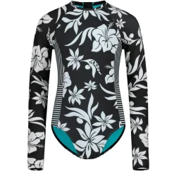Kids Roxy Hula Hibiscus Swimsuit 7-16