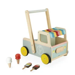 Kids Janod Ice Cream Cart Push-Along Trolley