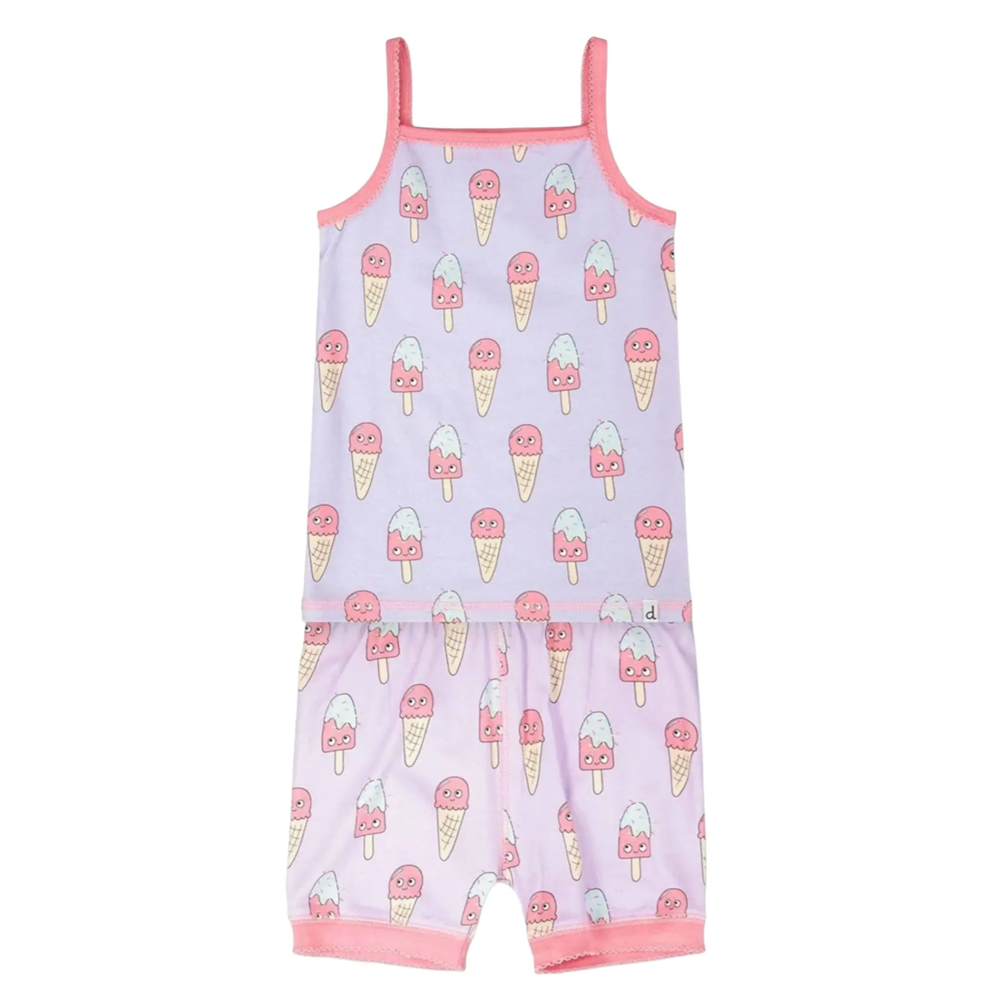 Kids Deux par Deux Pajamas & Bathrobes>Ice Cream Pajama Set 7-10