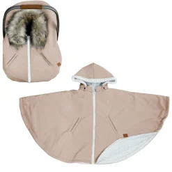Kids/BOY Gustine Snowsuits|Snowsuits>3-in-1 Car Seat Cover / Poncho - Tan