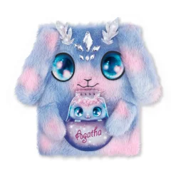 Kids Amuze Diy & Activities>2-in-1 Fuzzy Notebook - Agatha