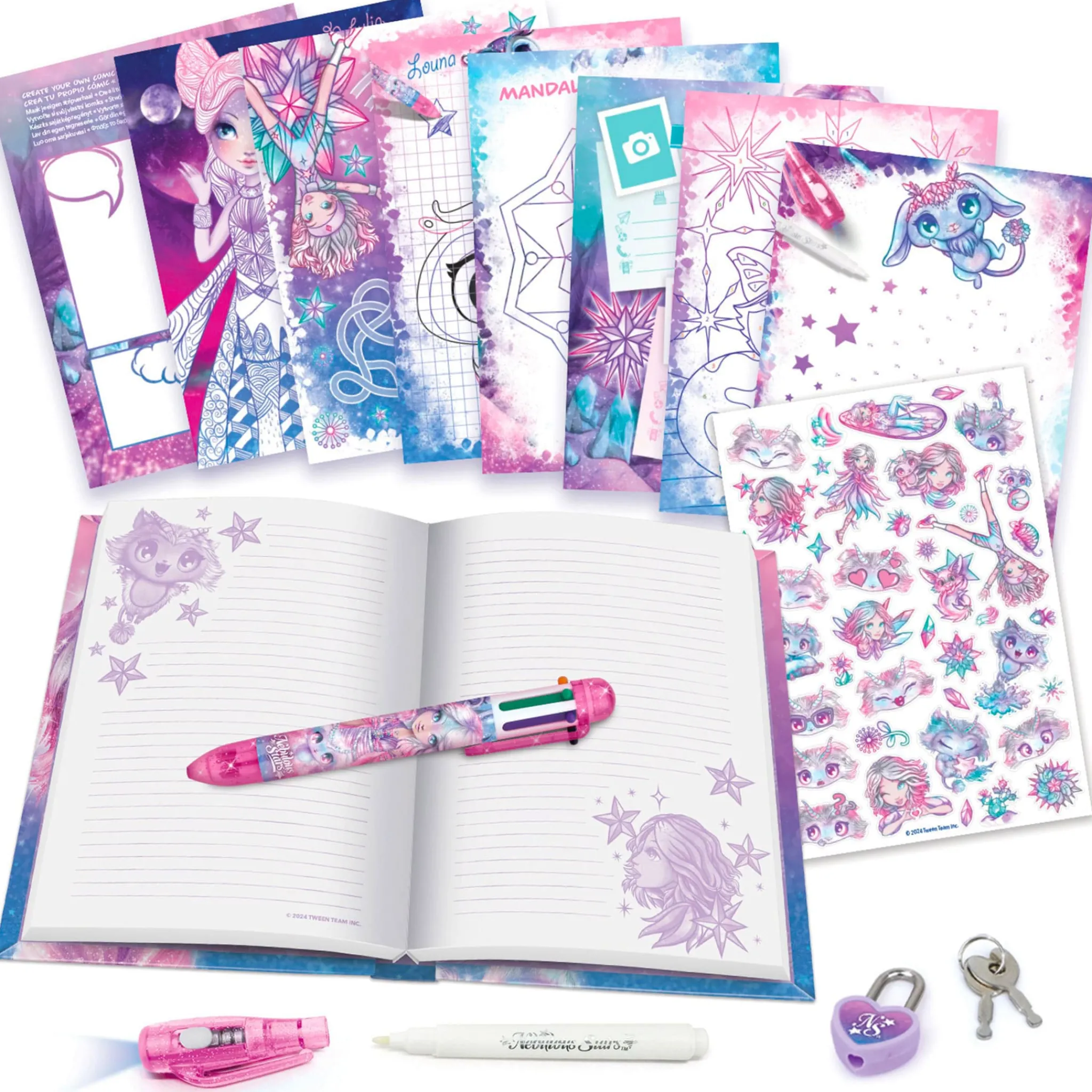 Kids Amuze Diy & Activities>2-in-1 Fuzzy Notebook - Agatha