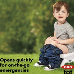 Oxo Tot 2-in-1 Go Potty™ with Travel Bag - Grey