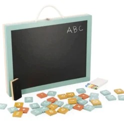 Kids Janod Diy & Activities>4-in-1 Portable Magnetic and Chalk Board