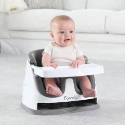 Ingenuity High Chairs & Booster Seats|High Chairs & Booster Seats>Baby Base 2-in-1™ Seat - Slate