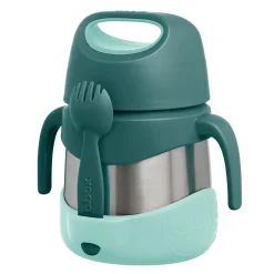 Kids B.Box Breastfeeding|Tableware>Insulated Food Jar - Emerald Forest 335ml