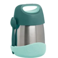 Kids B.Box Breastfeeding|Tableware>Insulated Food Jar - Emerald Forest 335ml