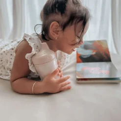 Kids Nouka Insulated Sippy Cup - Soft Blush